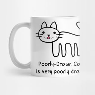 Poorly-Drawn Cat Mug